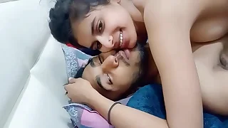 Steadfast fucked indian stepsister's penurious pussy increased by cum exceeding their way Boobs